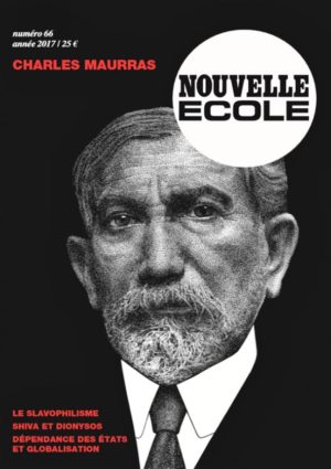 Couverture Nouvelle école 66 Maurras