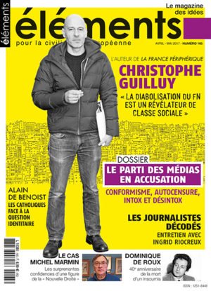 Couverture revue élémens 165