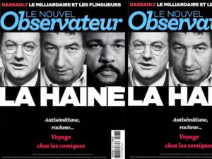 Couverture pastiche de L'observateur