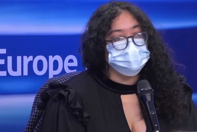 présidente de l'UNEF Mélanie Luce à Europe1