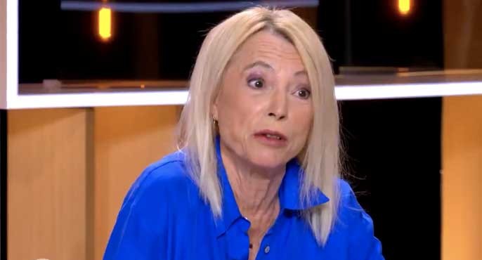 Laure Adler parlant d'Alain de Benoist à Eugénie Bastié