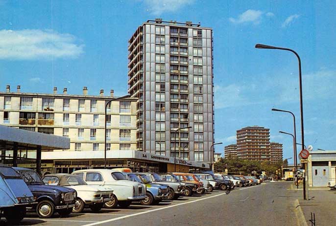 Sarcelle Lochères année 60 carte postale