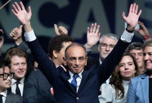 Un meeting de Zemmour en 2022