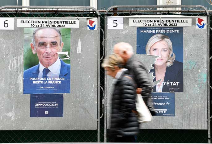 Éric Zemmour et Marine Le Pen