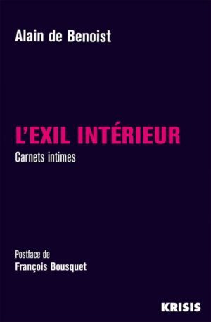 L'exil intérieur. Carnets intimes aux éditions Krisis
