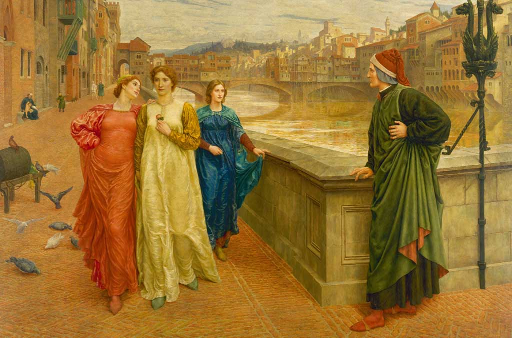 Dante et Béatrice est un tableau de 1883 réalisé par le peintre Henry Holiday