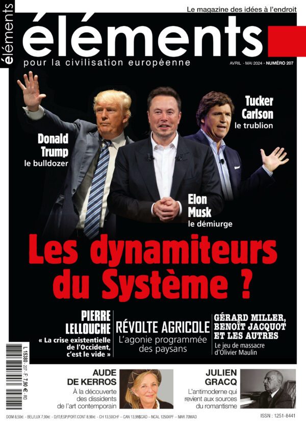 Gab éléments numéro 207 : "Musk, Trump, Carlson : les dynamiteurs du Système ?"