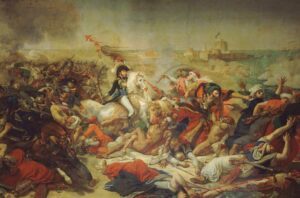 La Bataille d'Aboukir de 1799, tableau d'Antoine-Jean Gros de 1806.