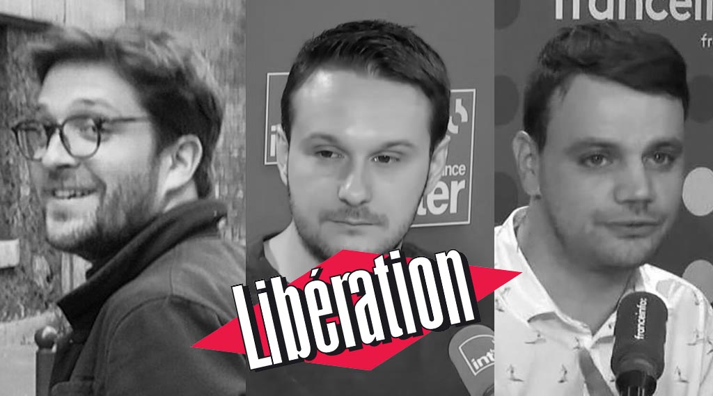 Nicolas Massol, Maxime Macé et Pierre Plottu