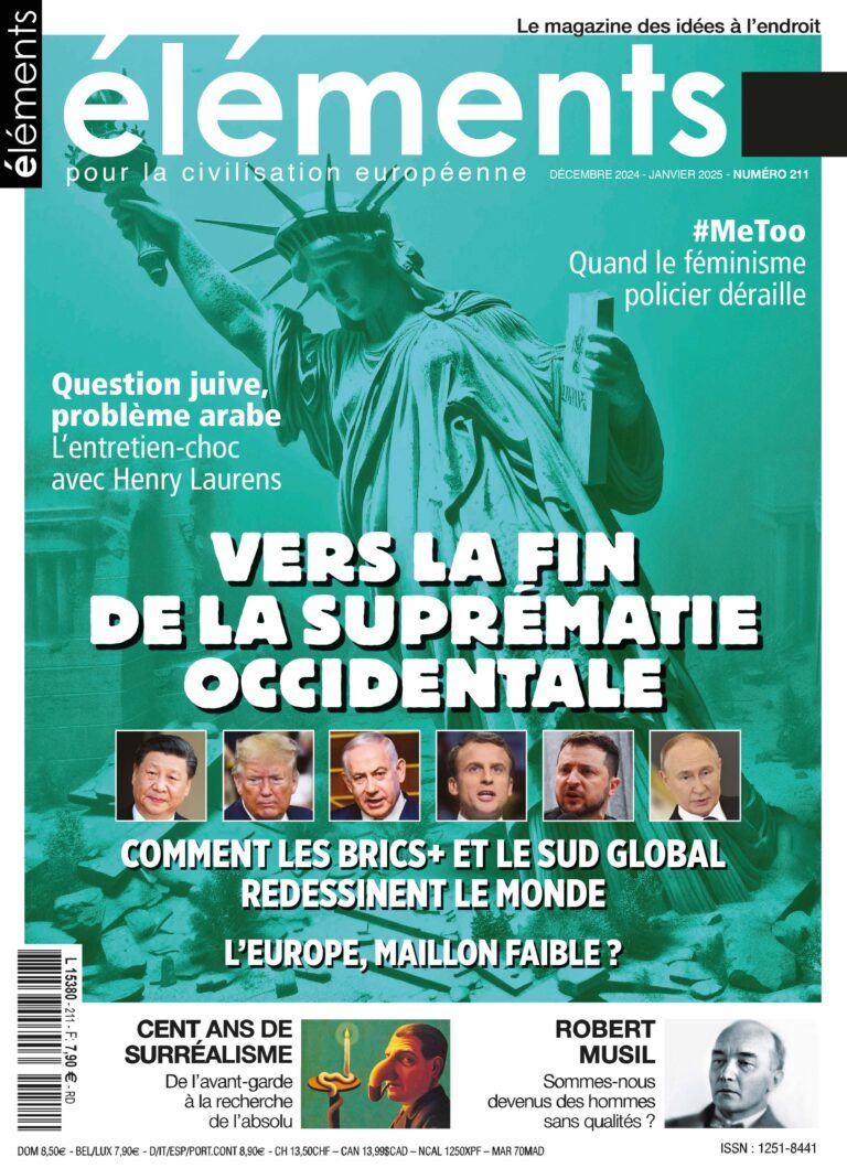 Vers la fin de la suprématie occidentale numéro 211 de la revue éléments