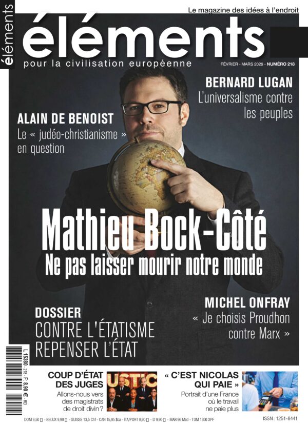 Éléments n°218 Mathieu Bock-Côté