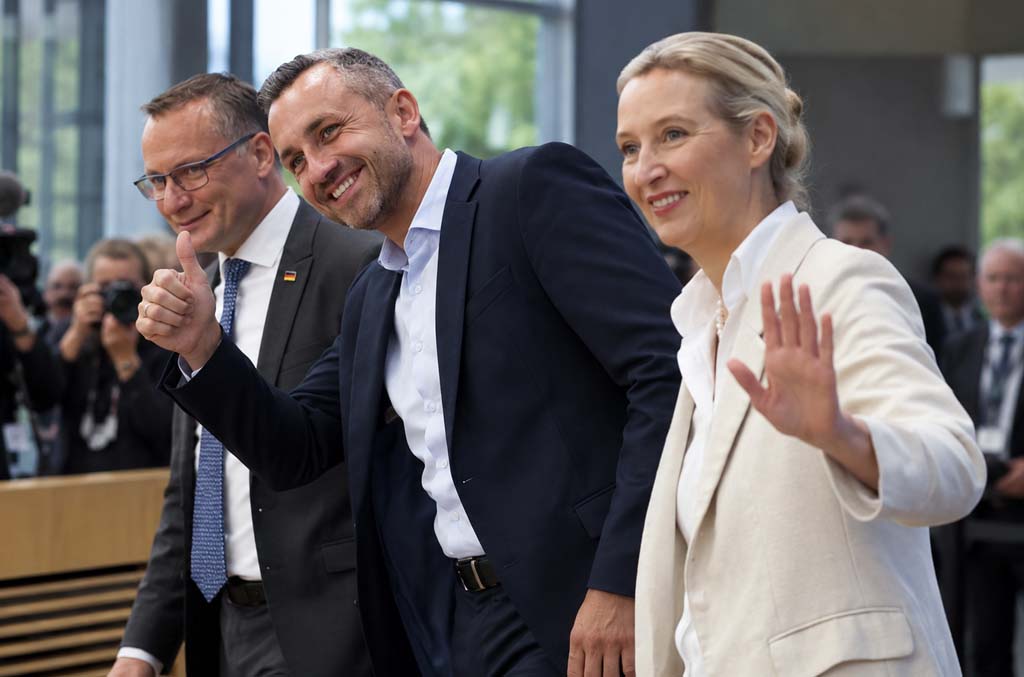 Alice Weidel2 AfD, ou le grand retour du théâtre antifasciste !